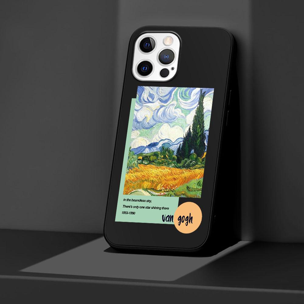 Van Gogh Art Case for Apple iPhone 13 14 Plus 11 12 Mini 15 Pro Max 7 8 SE 2020 X XS XR Silicone Soft Phone Cover
