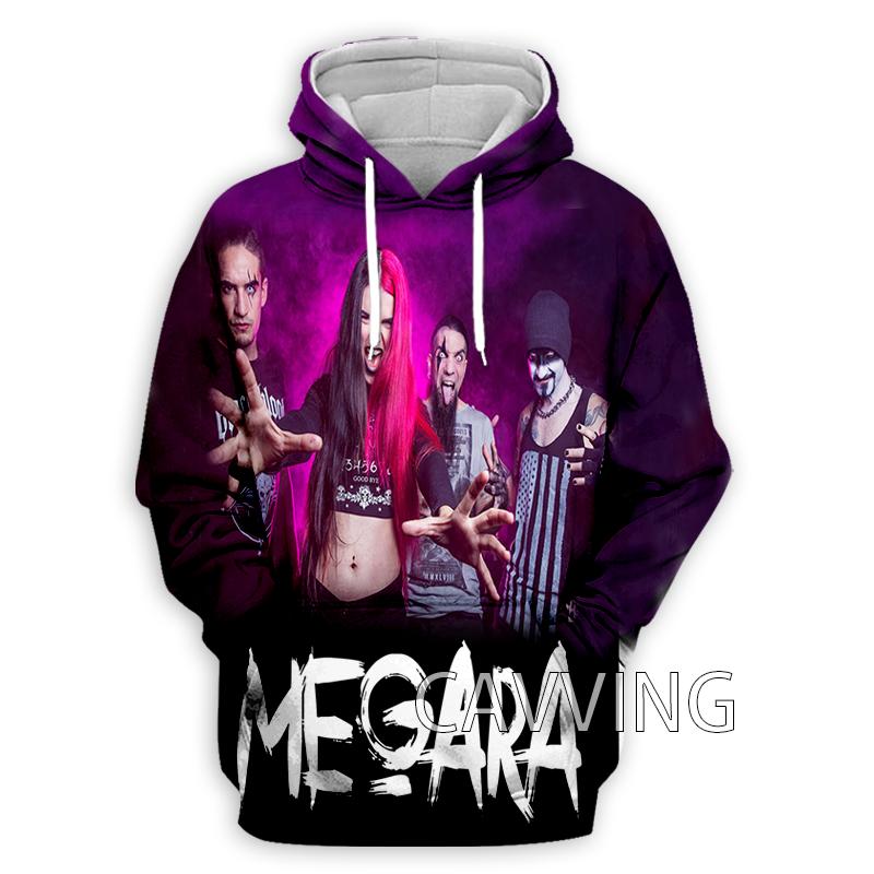 Megara Band 3D Printed Hoodies Hooded Sweatshirts Harajuku Hoodie Sweatshirts Tops Clothing