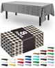 Pureegg Plastic Table Cloth Disposable 8 Pack, 54 x 108 Inch Table Cloths, Graduation Decorations Class of 2025, Graduation Party Tablecloths,