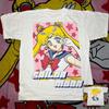 Sailor Moon Youth Japanese Anime 260g Crew Neck Short Sleeve Loose Simple Comfortable Breathable