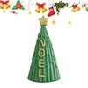 Resin Christmas Tree 3.9 Inch Holiday Miniature Figurines With Stable Base Tabletop Christmas Tree For Outdoor Indoor Table Desk