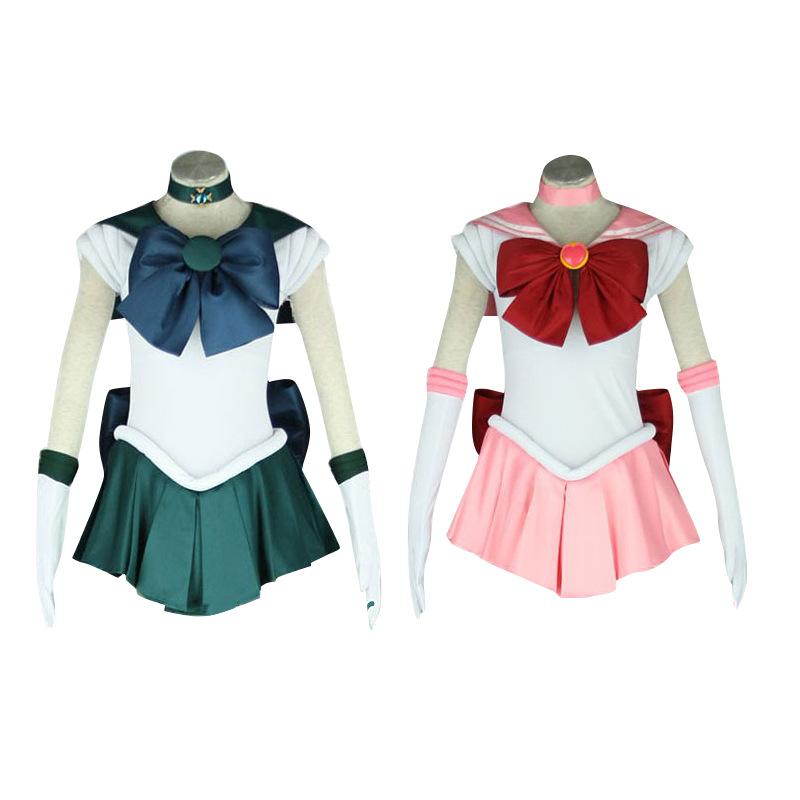 Anime Sailor Dress Costume Moon Fantasy Cosplay Costume Tsukino Dress Usagi Skirt Party Carnival Halloween Party For Kid Women
