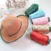 1Pcs 220gSilky Cotton Linen Thread, Hollow Shiny Silk Thread, Flat Ribbon Thread, Bucket Yarn, Hook Hat, Slippers DIY