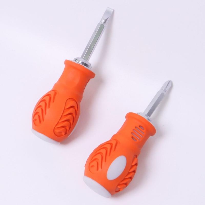 Professional Anti Fatigue Screwdriver Magntic Slotted Screwdriver Industrial Strength Steel Tool