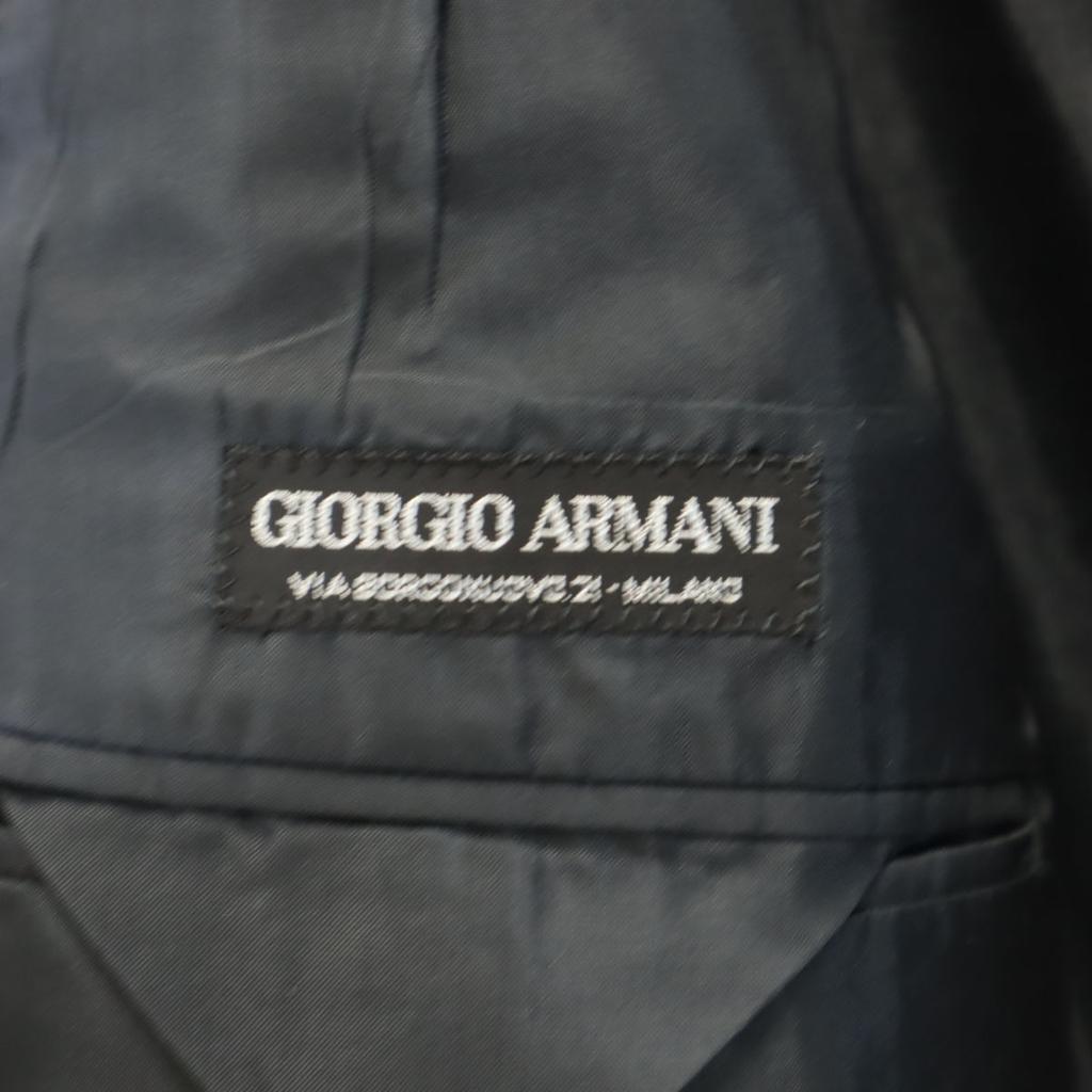 GIORGIO ARMANI made in Italy tailored jacket Setup 50 black Men's Used