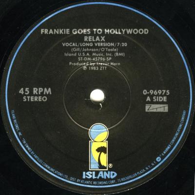 12inch Record FRANKIE GOES TO HOLLYWOOD  Relax 096975 Island Records 1985 US Dance  Electronica Used