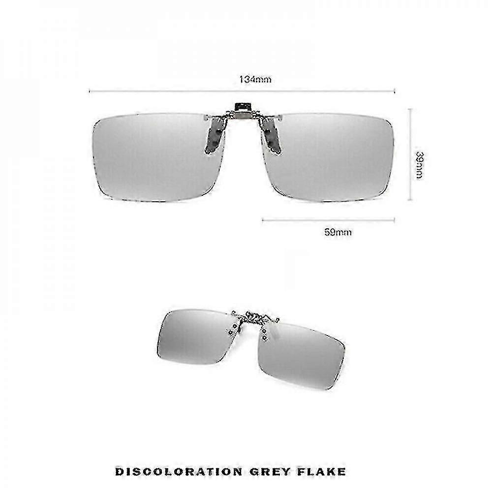 Gafas de Sol Clip-On Flip Fotocromáticas Polarizadas Uv400 Polarizadas para Pesca Zuk
