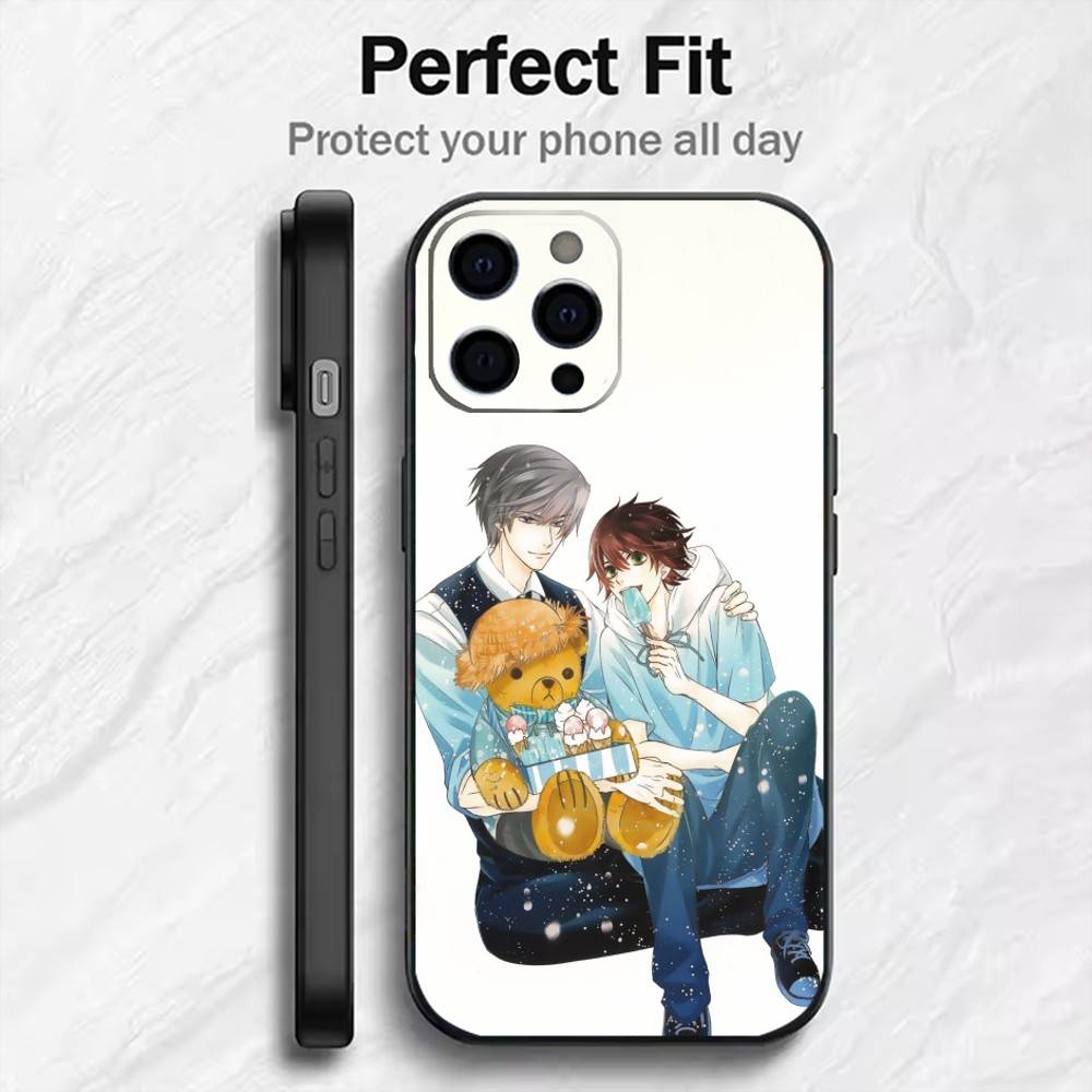Films Junjo R-Romantica Akihiko  Phone Case For iPhone17,16,15,14,13,12 Plus,Max Soft Silicone Black Cover