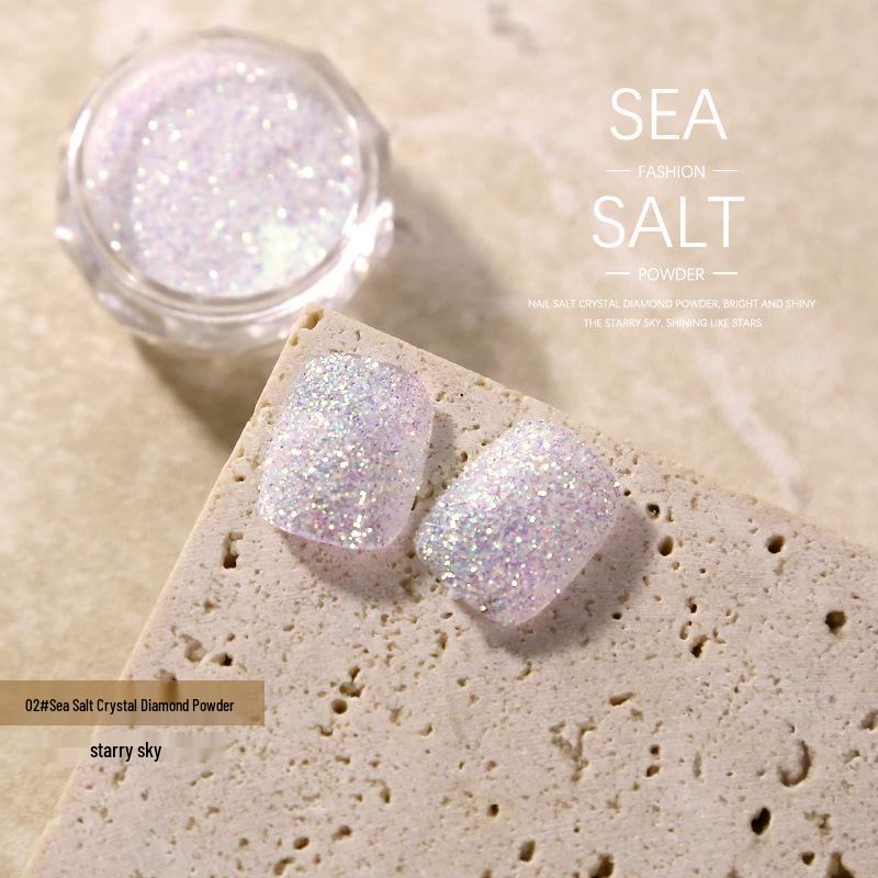 Aurora Iridescent Nail Art Crystal Diamond Powder Glitter