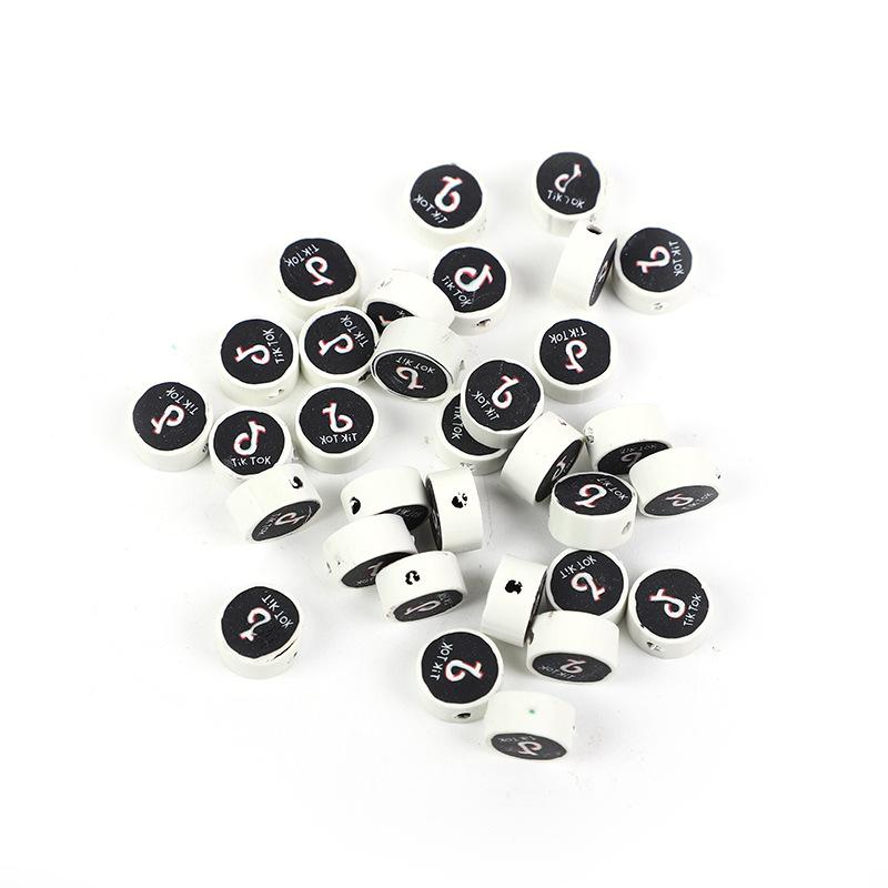 Diy Polymer Clay Soft Ceramic Beads, Round Soft Ceramic Beads Handmade Jewelry Accessories