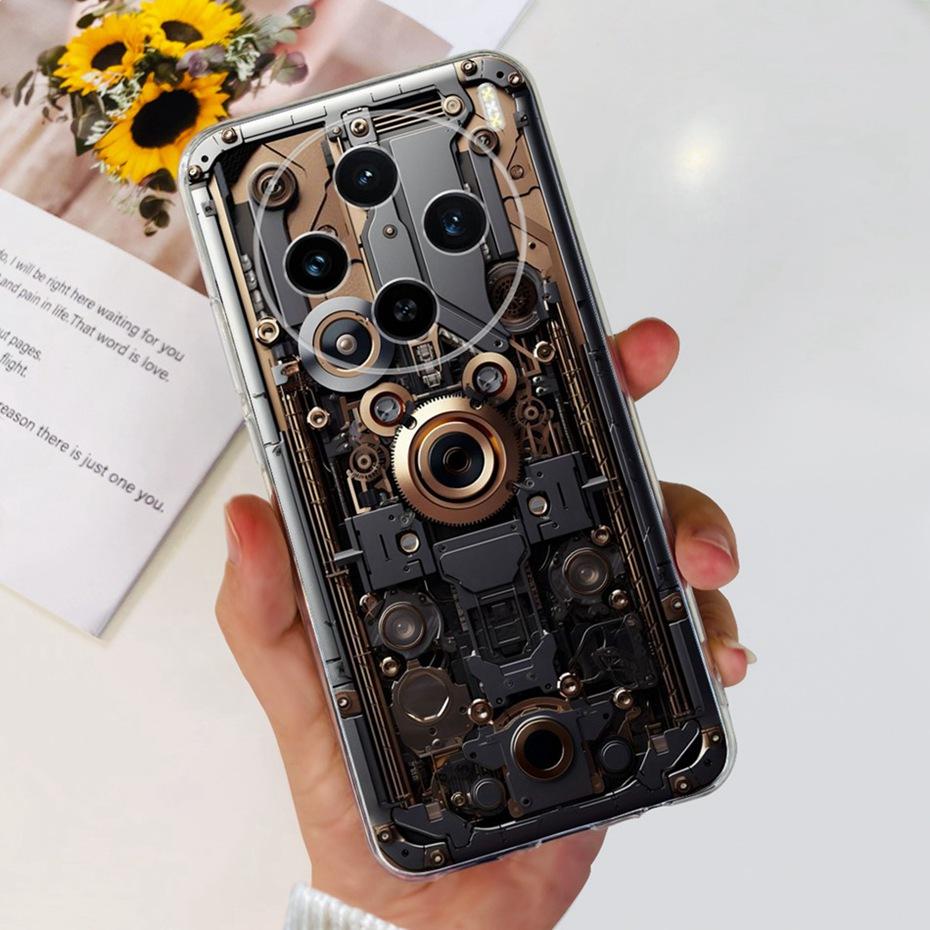 For Vivo X100 / X100 Pro Fashion Dragon Metal Pattern Case Cover For VivoX100 X 100pro 5G Soft Silicone TPU Phone Cases