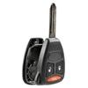 Keyless Entry Remote Key Shell Fob for Dodge Jeep 3 Button