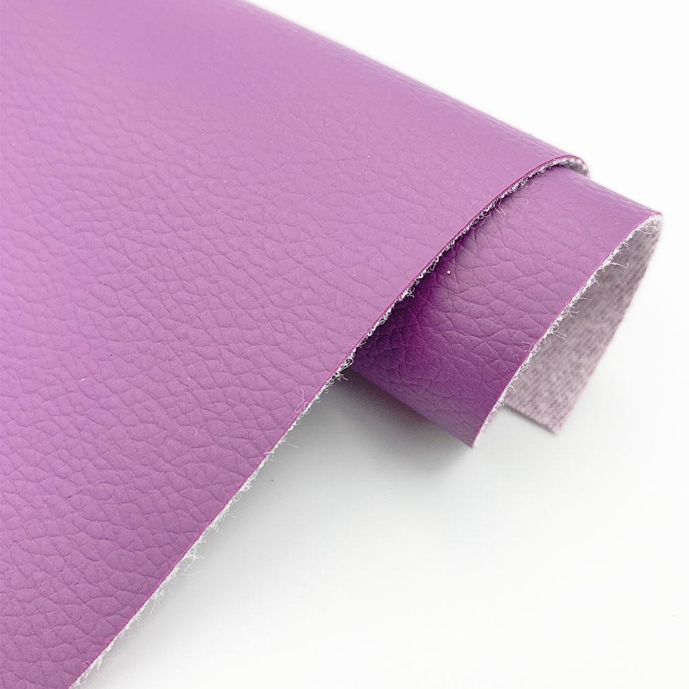 Litchi Faux PU Leathere Fabric Sewing Clothing Bow Bag Sofa Car DIY Earring Making Craft Material Waterproof 50*60cm Big Size