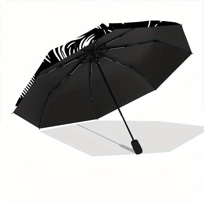 1pc Poseidon, Sea God Umbrella - 8-Rib Automatic Open/Close, Fashionable Compact Umbrella for Outdoor Adventures Yy250813123