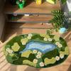 Absorbent Moss Rug Non Slip Floor Mat Creative Bathroom Mat Bedroom