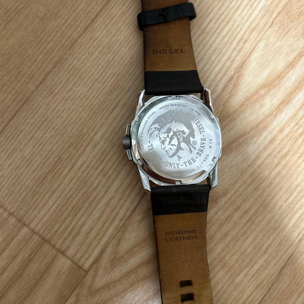 Used DIESEL Brown Leather Quartz Watch