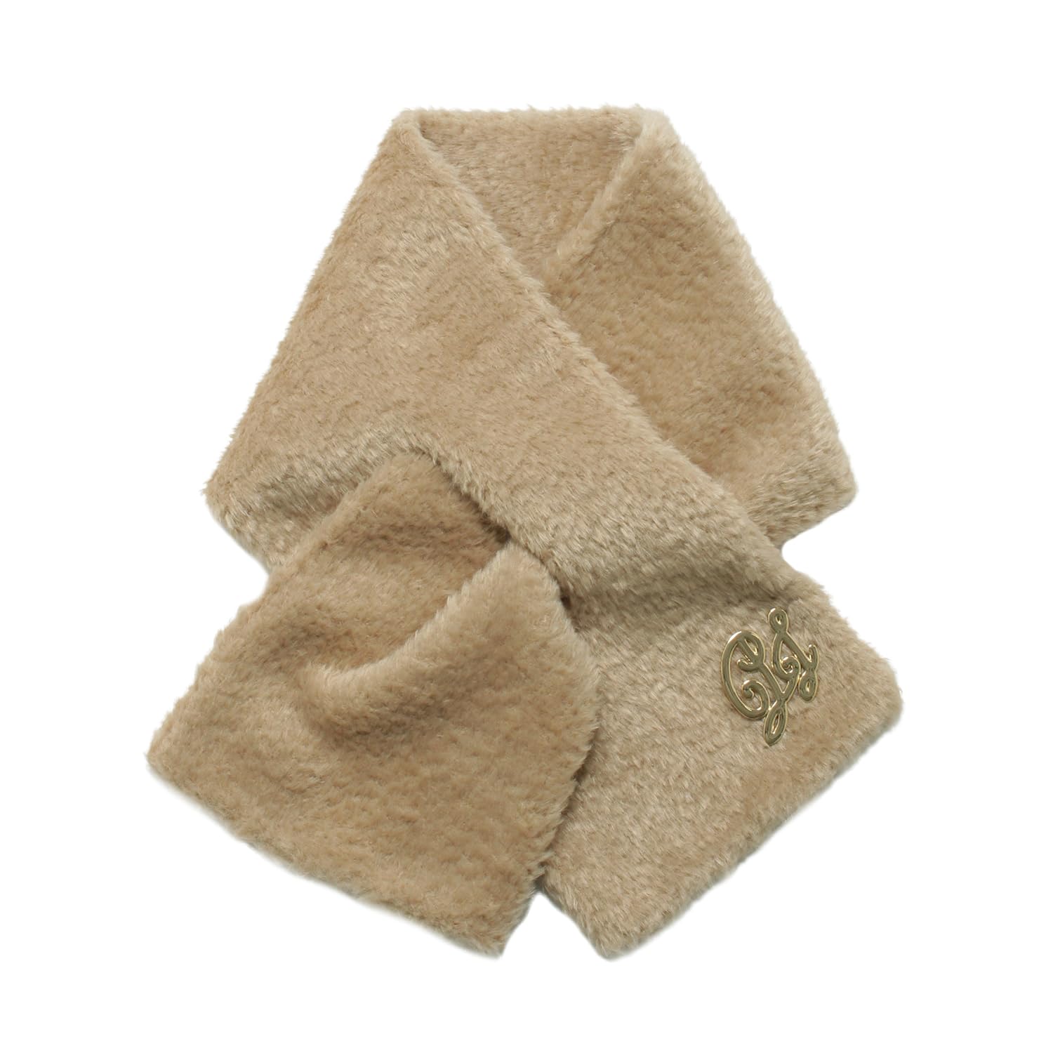 

ACCESSOIRES Faux Fur Brooch Muffler 50077 Beige [Paul&Joe] [Moonbat] бежевый