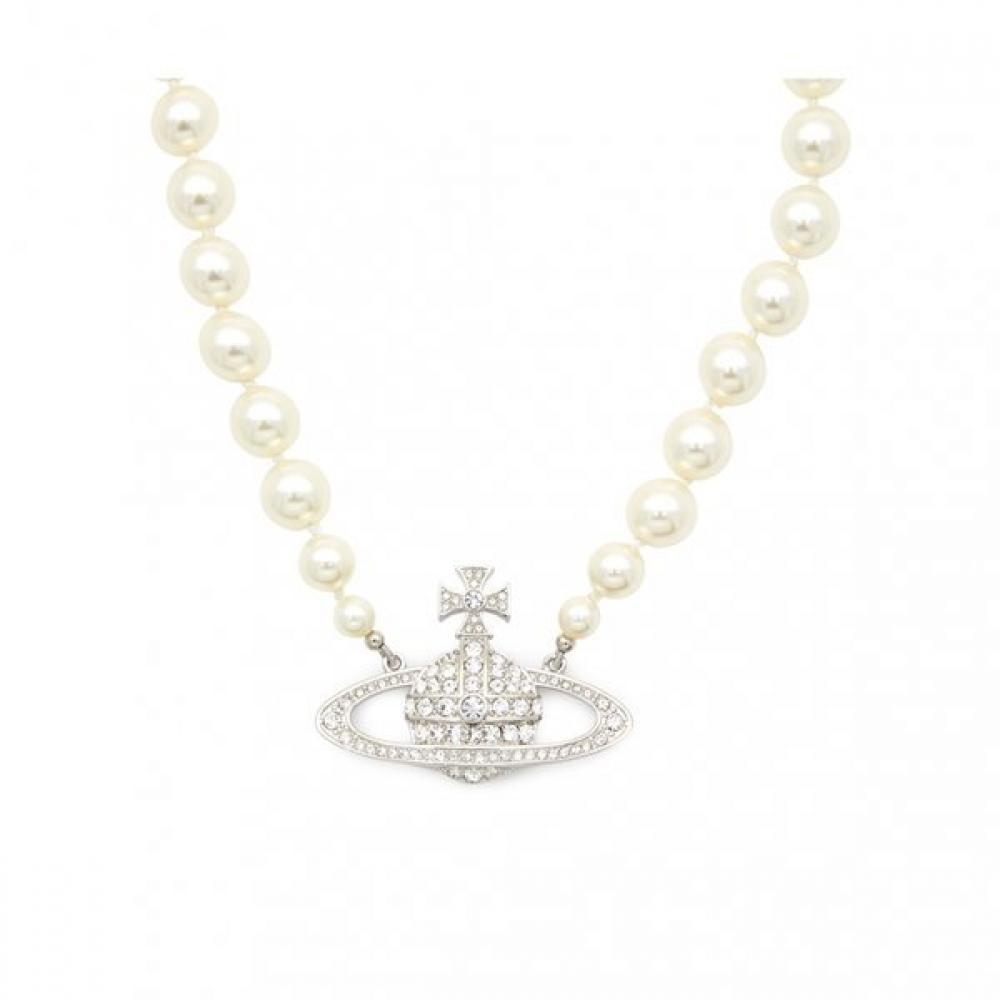 

Vivienne WeStwood Однорядний Перловий Банний Полегшення Жіночий Чокер Намисто 63010106 02p104 W2