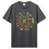 Lustiges Pi-Tag-Shirt Spirale Pi Mathe T-Shirt Für Pi-Tag 3.14 T-Shirt Oberteil T-Shirt Angepasste Baumwoll-Tops T-Shirt Einfacher Stil Für Männer
