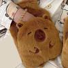 Hot Water Bag 1000ml  Soft Hot Water Bottle Winter Hand Warmer Capybara  Water Bottle Portable Waist Hand Bed Warm Bottles