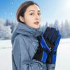 Soft Ski Anti-cold Gloves Anti-splash Water Thickened Finger Mittens  Cycling