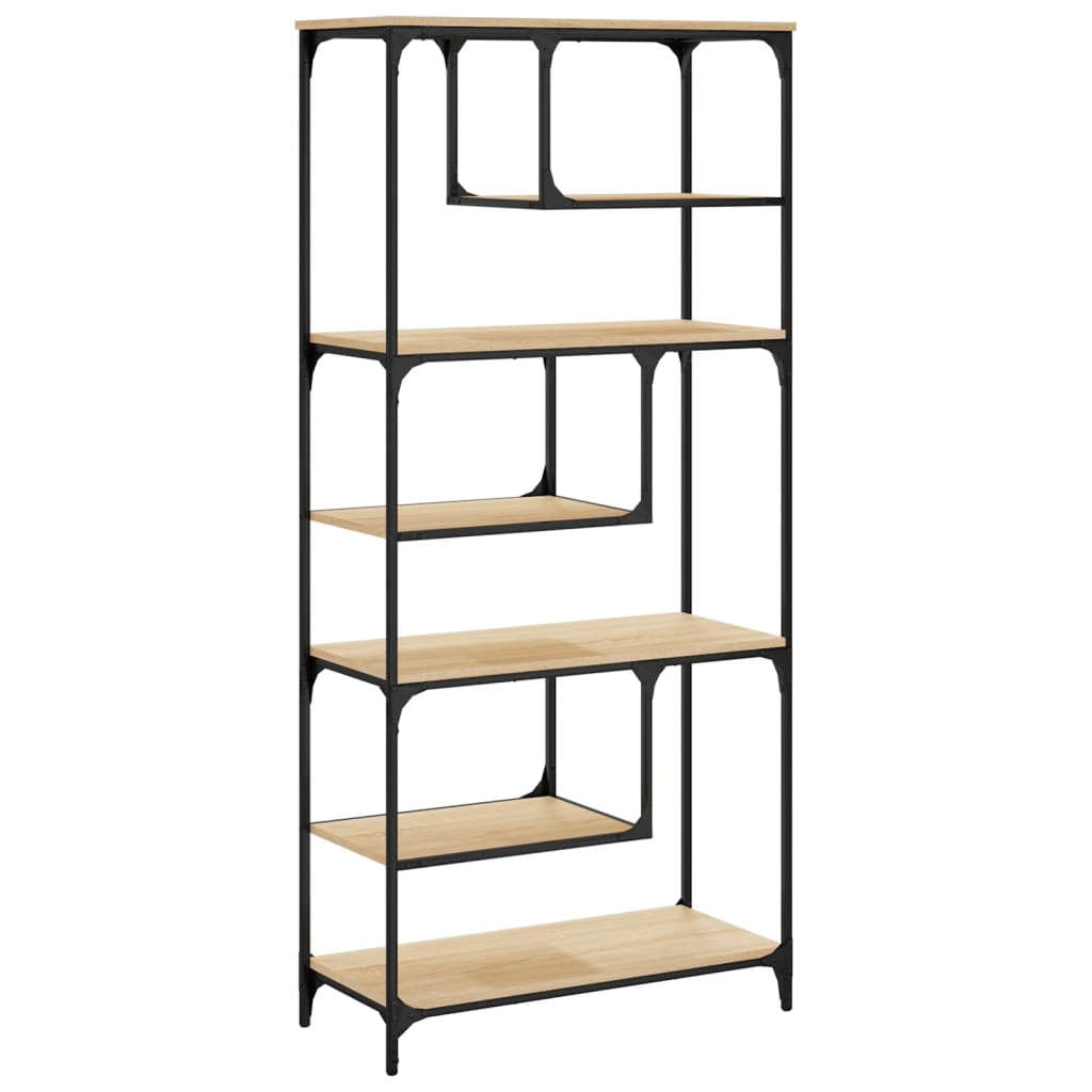 Bookshelf Sonoma Oak 81 X 36 X 176 Cm Particleboard