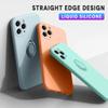 Liquid Silicone Magnetic Bracket Ring Phone Cases For IPhone 15 14 13 12 11 Pro Max Mini X XS XR 8 7 Plus Shockproof Back ';\[].