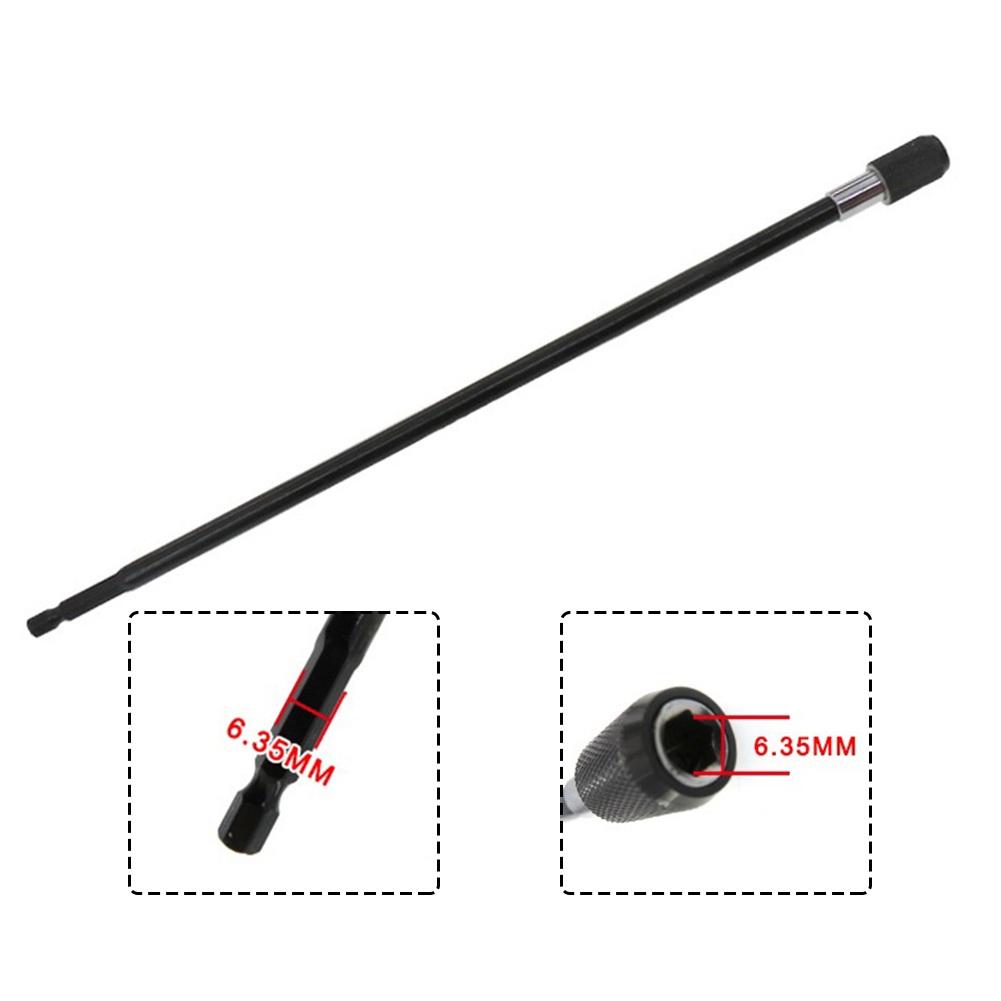300mm Drill Bit Extension Rod Magnetic Drill Screwdriver 1 4 Inch Hex Quick Release Bit Holder For Driver Screws Nuts