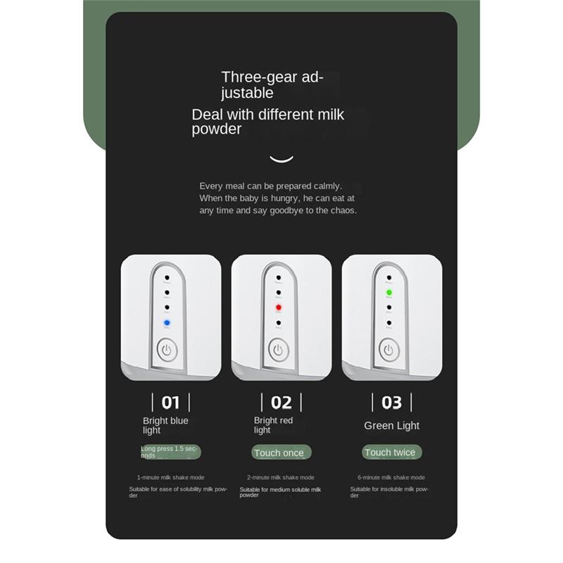 Good-Baby Bottles Baby Milk Bottles Shaker USB Automatic Intelligent Electric Infant Bottles Shaker For Home Travel Baby