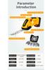 Rechargeable Dual-Purpose Electric Hedge Trimmer and Pruner - One-Handed Lawn & Garden Tool