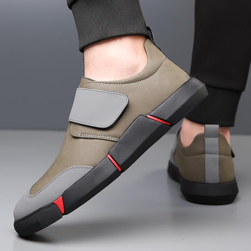 Fashion Handmade Leather Men Shoes Casual Slip on Loafers Breathable Leather Shoes Men Flats 2025 Hot Sale Moccasins Male Tooling Shoes