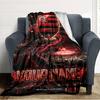 Name Custom CR Flamengo Print Flannel Blanket High Quality Warm Comfortable Cover for All Seasons Perfect for Gifts Home Decor