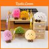 Zongzi Dumplings Cute Rice Dumpling Steamed Rolls Pastry Plush Toy Pendant