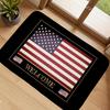 American Flag Welcome Doormat Patriotic USA Stars and Stripes Entrance Rug Classic Non-Slip Welcome Floor Mat for Home Decor