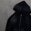 Unisex oversized mikina s 3D grafickým potiskem Streetwear Hip Hop styl Volný střih Černá mikina Pro teenagery i dospělé