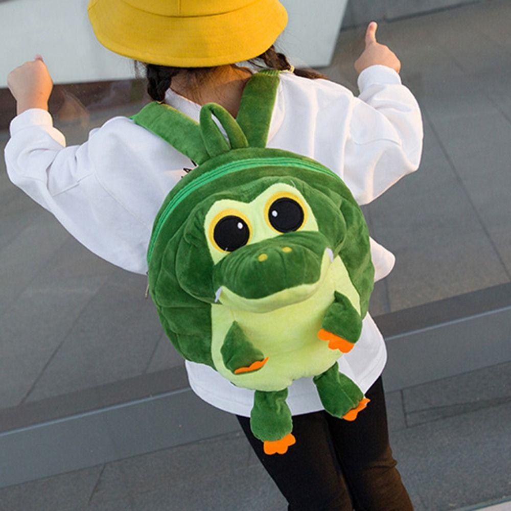 

Creative Cute Shoulder Bag Kawaii Plush Knapsack Gift Cartoon Plush Backpack Students червоний