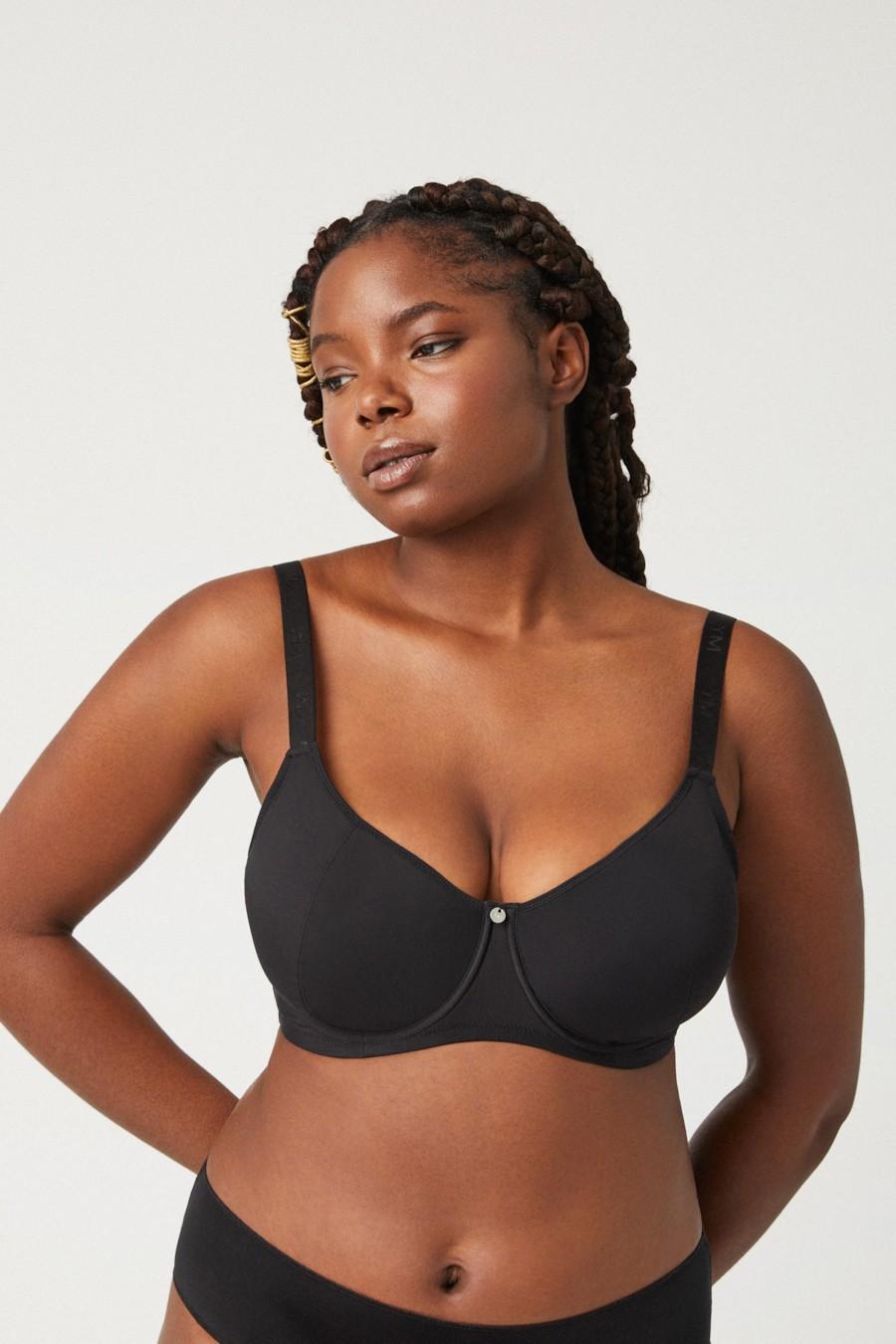 

Бюстгальтер із м якою чашкою Ysabel Mora (71443) 75E прозорий колір чорний