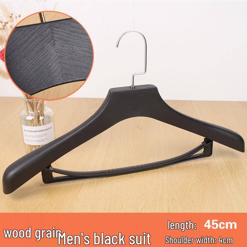 Набор широких плечиков и вешалок для пальто для стоек для одежды - Пластиковый дизайн без следов Wholesale