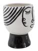 Vase Pot Face Cm Ø 14X18,2