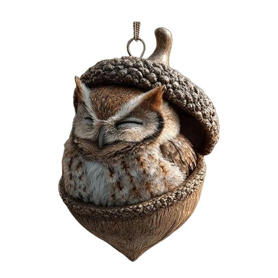 

1/6 шт. Автомобильная подвеска Очаровательная белка еж лиса желудь акриловые украшения Рождественская елка столешница автомобильные акценты праздничный декор C