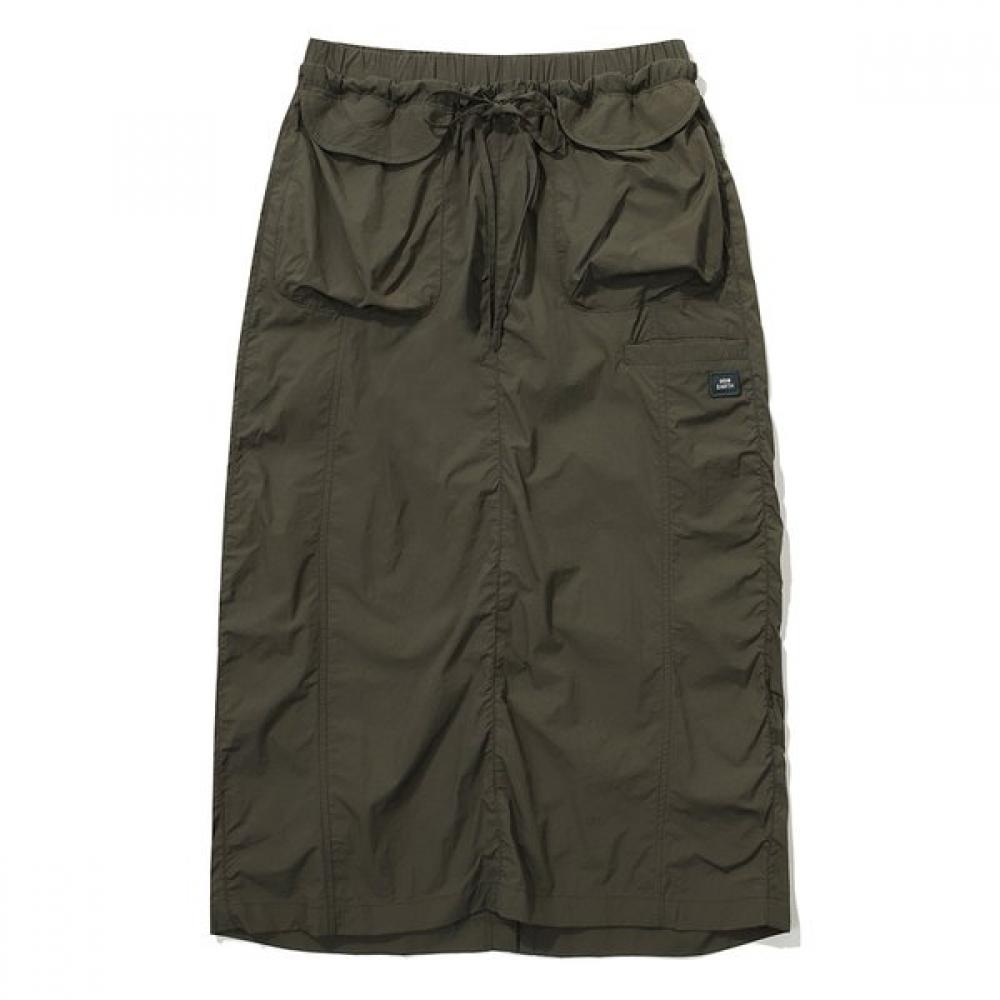 

Bbc Earth Women S Utility Skirt Shirring Khaki 075