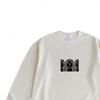 Unisex Vintage Print Hoodie Loose Fit Cotton Sweatshirt Casual Wear