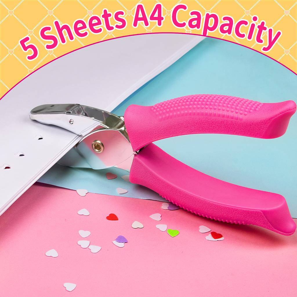 Pliers Mini Small  Metal Single One 1 Hole Heart Paper Edge Puncher for Leather for Scrapbooking