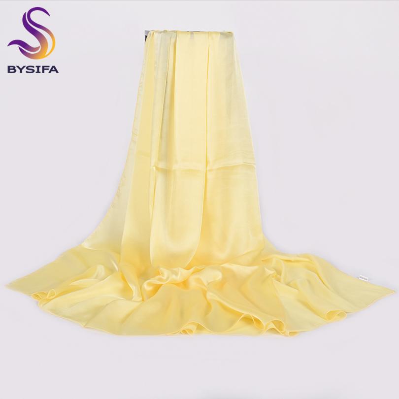 [BYSIFA] Chinese Silk Scarf Winter Women Long Satin Scarf Shawl Luxury Wine Red Scarves Simple Muslim Plain Head Scarf 180*90cm