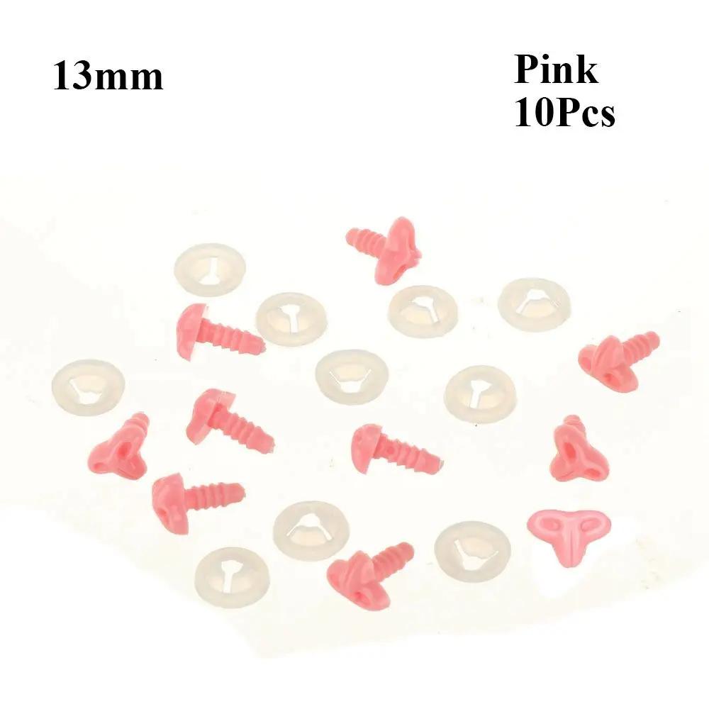 10Pcs Dog Noses Smooth Plug-in Animal Plastic Noses DIY Accessories For Crochet Toy Doll Making Supply For Amigurumi