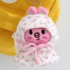 New Cute Sakura Themed Toy Set With Cloak Shawl Dress Up Figure Bag Keychain Decorative Kawaii Plushie Doll Supplies Gift