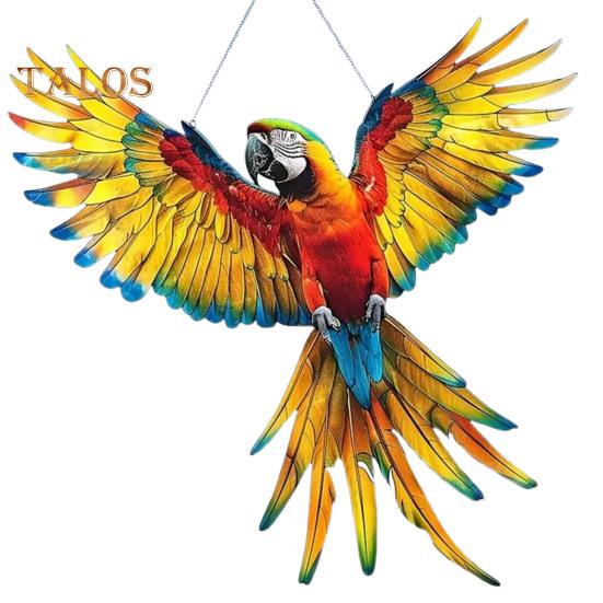 

Украшение для окна с птицами, акриловое, зимородок, орел, ловец солнца, витражное стекло, панель для украшения дома, стены, сада 0.30mm жёлтый