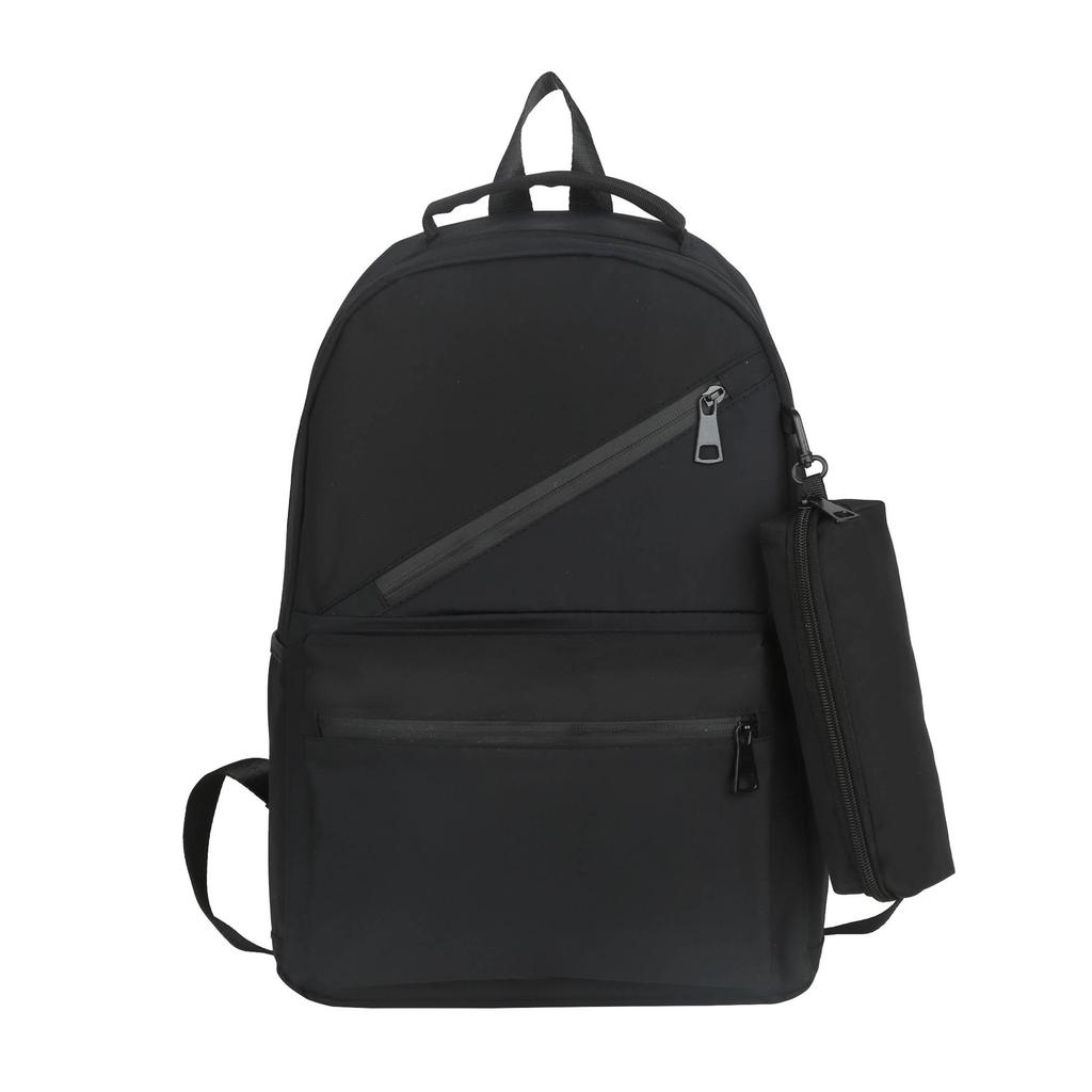 Backpack Oxford Cloth Student Backpack Large Capacity Pencil Bag Casual Backpack Versatile for Men and Women
