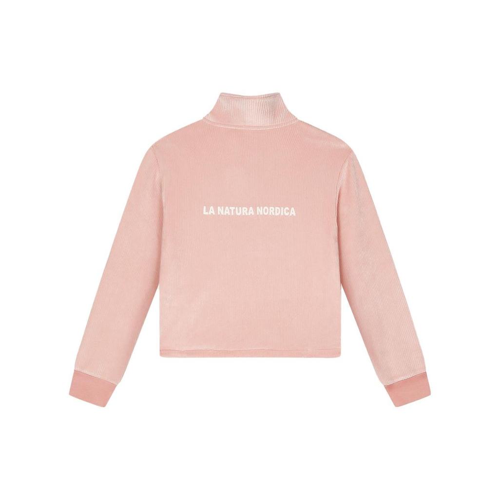 Fila Solid Color Stand Collar Casual Pullover Sweatshirt Women Sweatshirt Sugar-Honey-Pink F11W349204F-PK