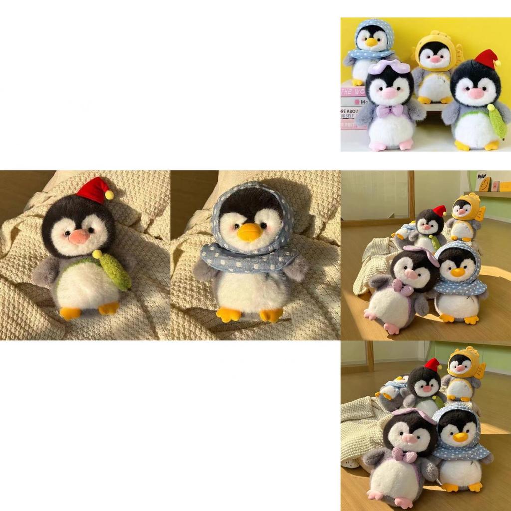 Adorable Penguin Happy House Plush Toy Doll Perfect For Holiday Gifts And Prizes